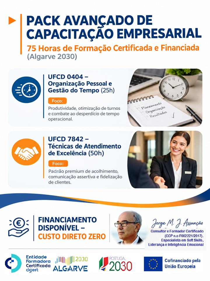 Pack Avançado de Capacitação Empresarial – 75 horas